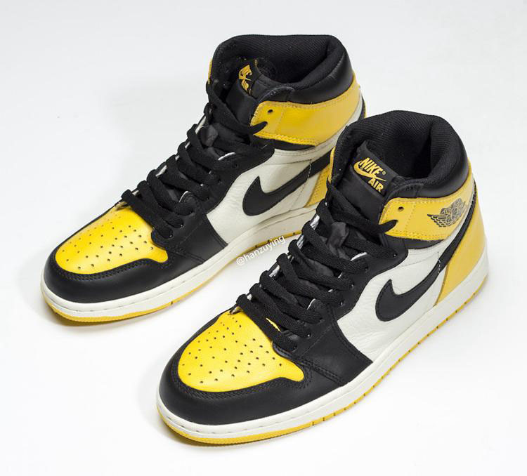 Air Jordan 1 Retro High OG “Yellow Toe” 黄脚趾 货号 AR1020-700  乔丹 乔丹运动鞋 第4张