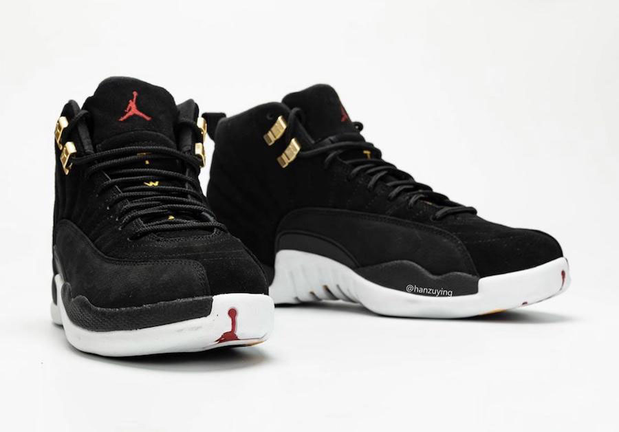 Air Jordan 12 “Reverse Taxi” 金扣配色，货号 130690-017