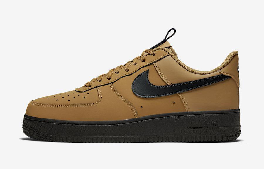 Nike Air Force 1 Low 货号 BQ4326-700 小麦色黑底空军一号  耐克空军一号 耐克运动鞋 第2张