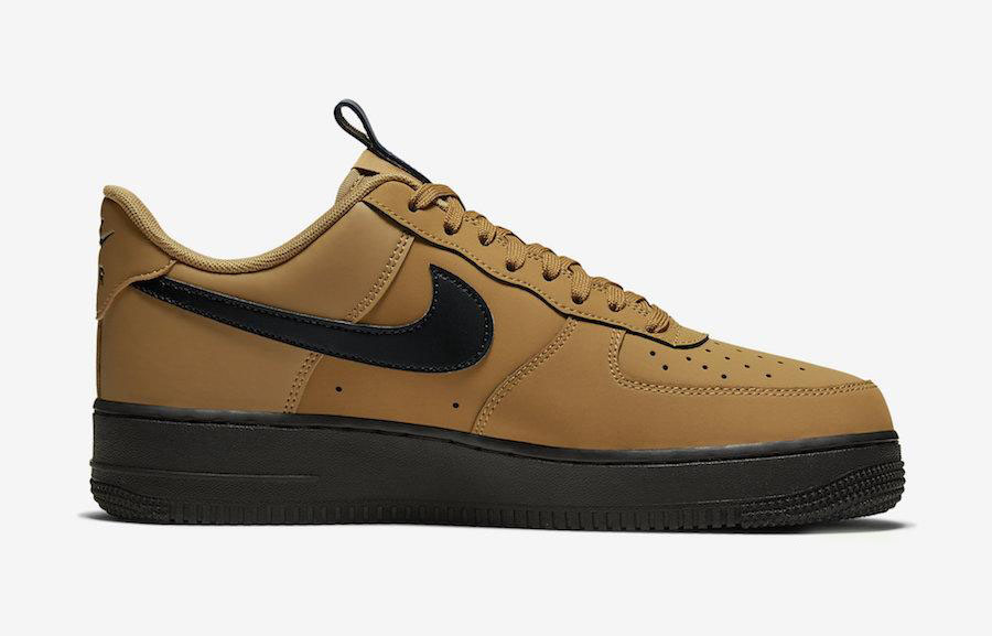 Nike Air Force 1 Low 货号 BQ4326-700 小麦色黑底空军一号  耐克空军一号 耐克运动鞋 第3张