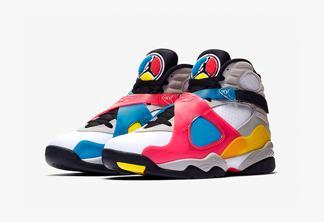 Air Jordan 8 SP SE “Multi-Color” 多彩，货号 BQ7666-100