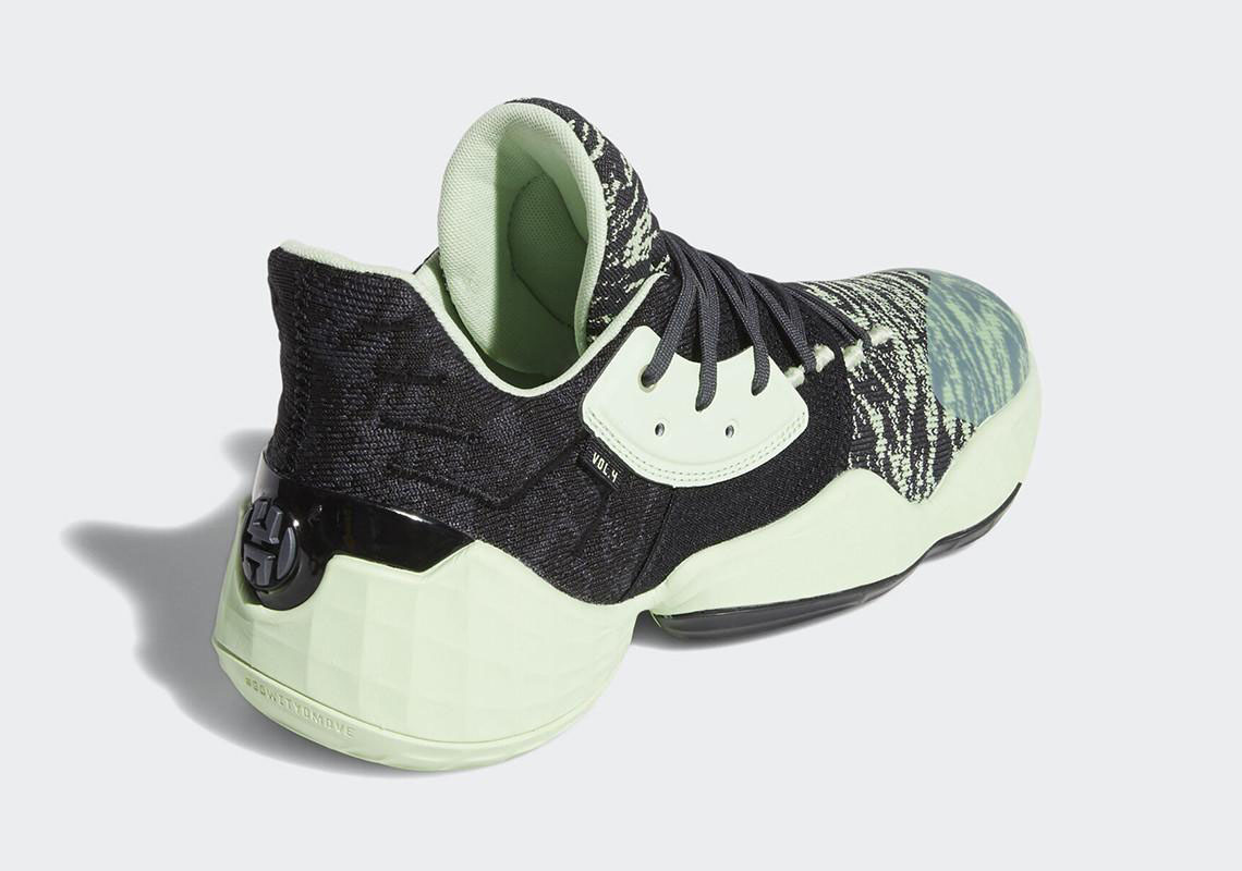 Adidas Harden Vol. 4 “Green Glow” 哈登篮球鞋 货号 EF1000  adidas 第2张