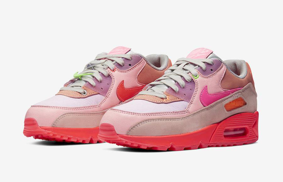 Nike Air Max 90 PRM WMNS多彩撞色  货号 CT3449-600