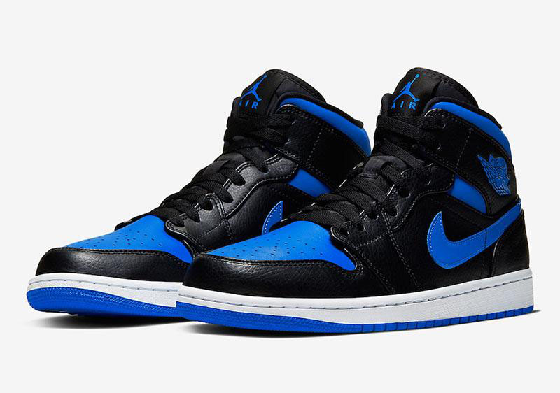 Air Jordan 1 Mid “Royal” 皇家蓝 货号 554724-068