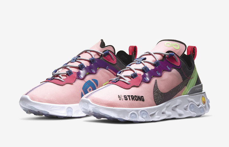 Nike React Element 55“Doernbecher” 货号 CV2592-600