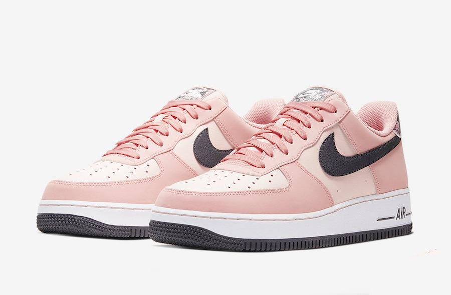 Nike Air Force 1 “Pink Quartz” 樱花粉空军一号2020，货号 CU6649-100