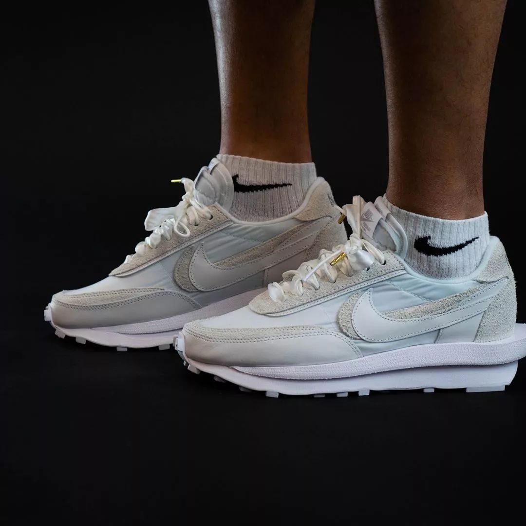 sacai x Nike LDV Waffle “White Nylon” 货号 BV0073-101  White Nylon 第6张