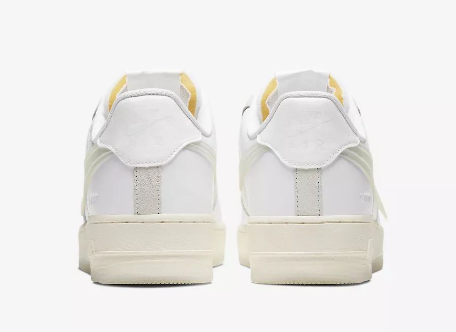 耐克双解构纯白色 Air Force 1 货号 CV3040-100  Nike 小白鞋 第5张