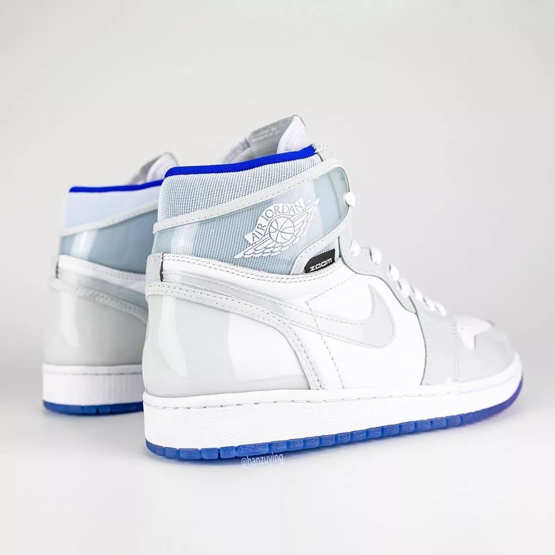 Air Jordan 1 High Zoom R2T “Racer Blue”  货号 CK6637-104 Racer Blue 第4张