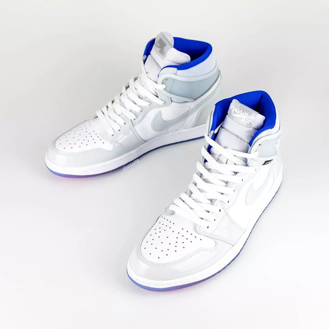 Air Jordan 1 High Zoom R2T “Racer Blue”  货号 CK6637-104 Racer Blue 第16张