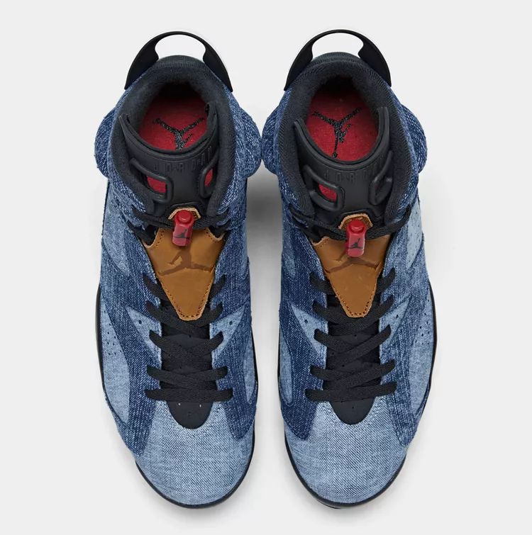 Air Jordan 6 “Washed Denim”  货号 CT5350-501 Washed Denim AJ AJ6 水洗牛仔 第3张