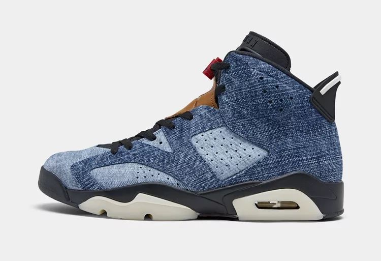 Air Jordan 6 “Washed Denim”  货号 CT5350-501 Washed Denim AJ AJ6 水洗牛仔 第4张