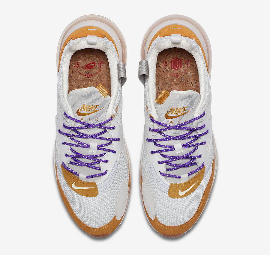 OBJ x Nike Air Max 720 “LSU” 货号 CK2531-001  LSU CK253 联名运动鞋 第4张