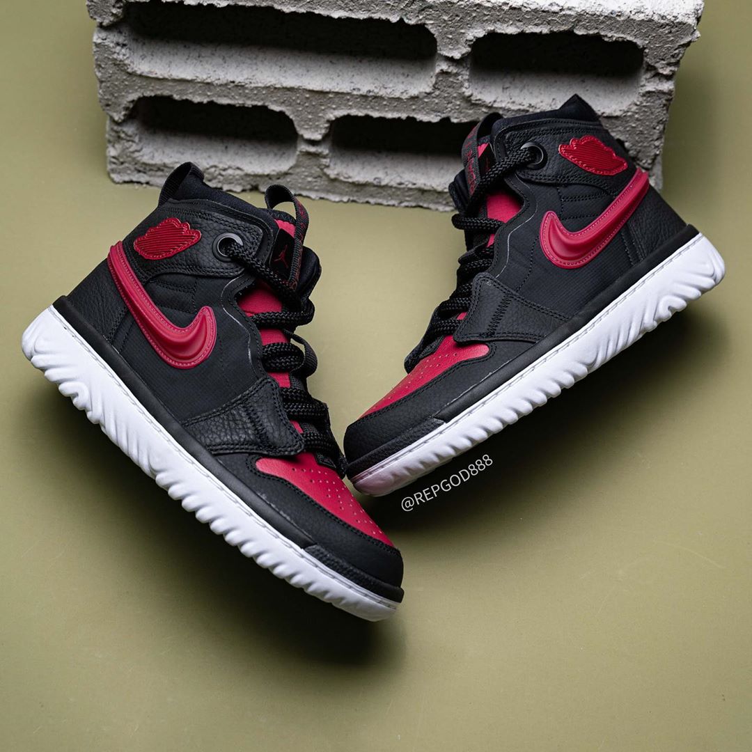 Air Jordan 1 React “Noble Red” 货号  AR5321-006 AJ1 发售 AR53 乔丹运动鞋 第1张