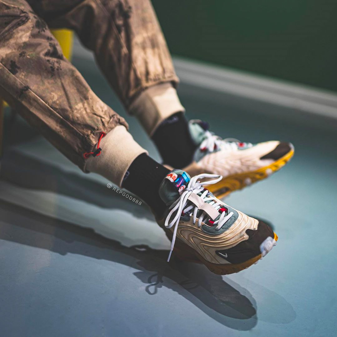 Travis Scott x Nike Air Max 270 React 货号 CT2864-200  2020 Tr 联名运动鞋 第3张