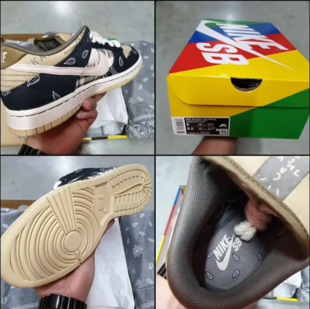 Travis Scott分享了即将举行的Nike SB Dunk合作，有传言称将于二月发布  NIKE DUNK LOW 耐克 特拉维斯·斯科特 耐克滑板鞋 第3张