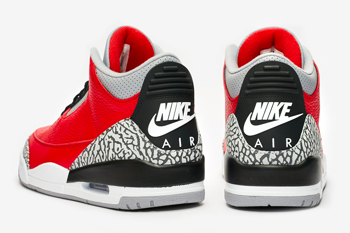 Air Jordan 3推出全新「Fire Red」配色  AIR JORDAN 3 第4张