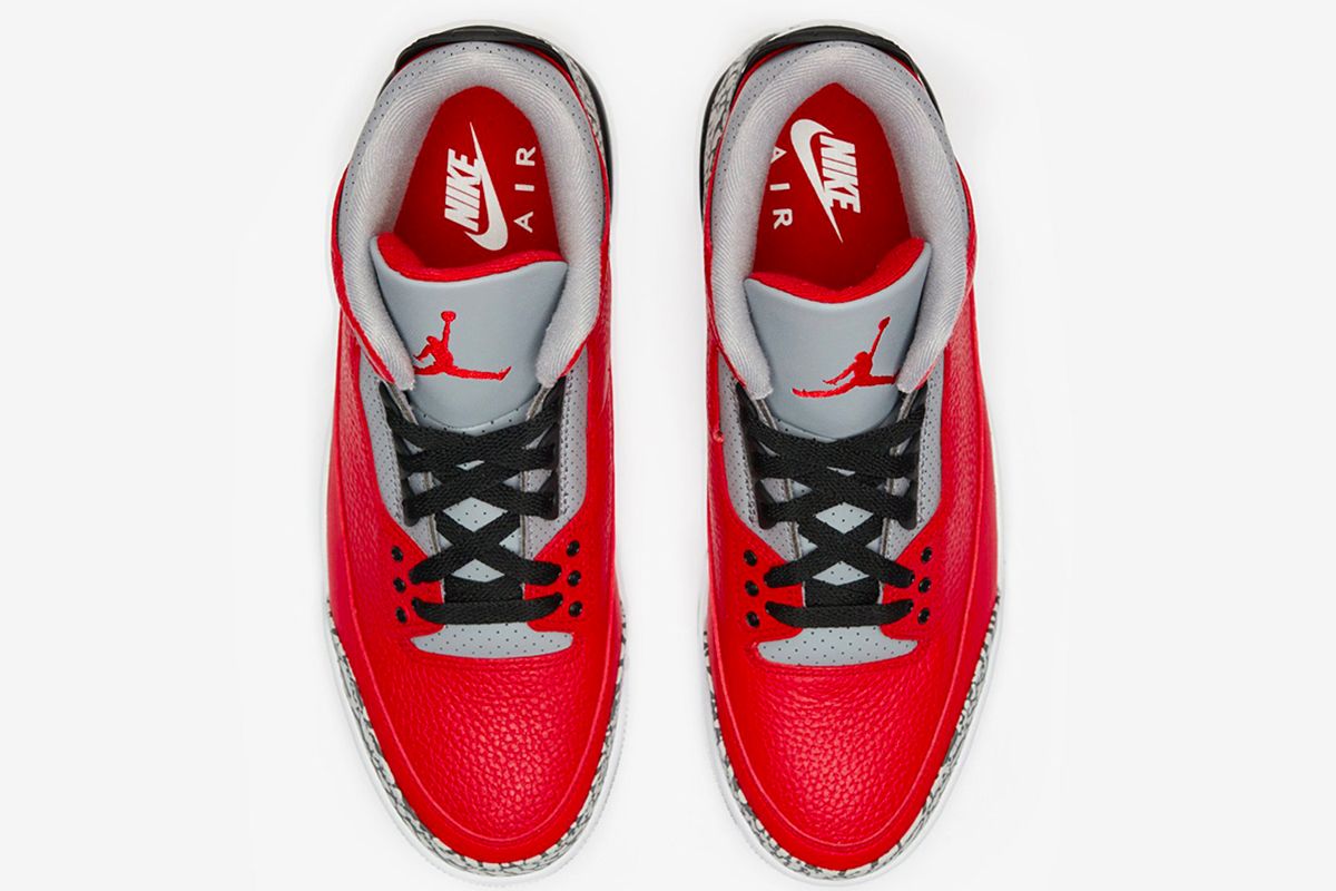 Air Jordan 3推出全新「Fire Red」配色  AIR JORDAN 3 第6张