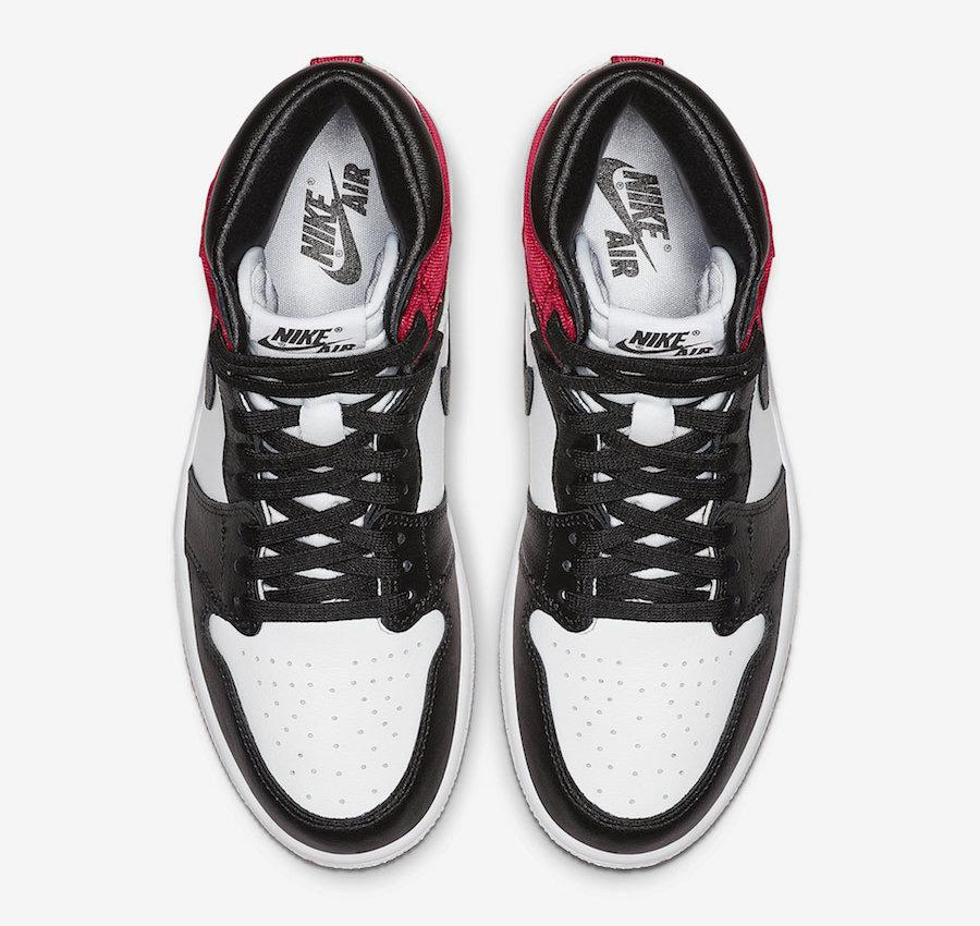 丝绸黑脚趾 Air Jordan 1 WMNS “Satin Black Toe” 货号 CD0461-016  “SatinBlackToe” 第4张