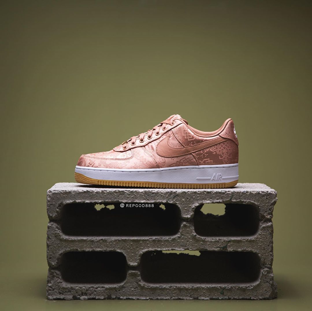 CLOT x Nike Air Force 1 Low “Rose Gold” 货号 CJ5290-600  CJ5290-6 联名运动鞋 第12张