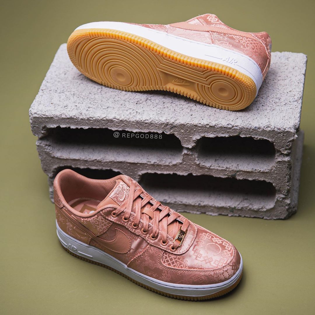 CLOT x Nike Air Force 1 Low “Rose Gold” 货号 CJ5290-600  CJ5290-6 联名运动鞋 第17张