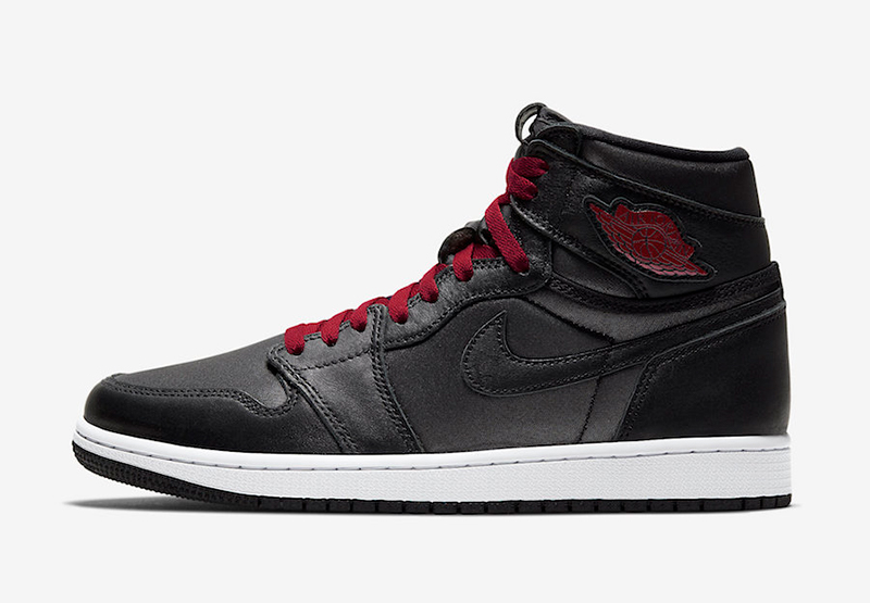 Air Jordan 1 High OG “Black Satin” 货号 555088-060  AJ AJ1 Bl 乔丹运动鞋 第4张