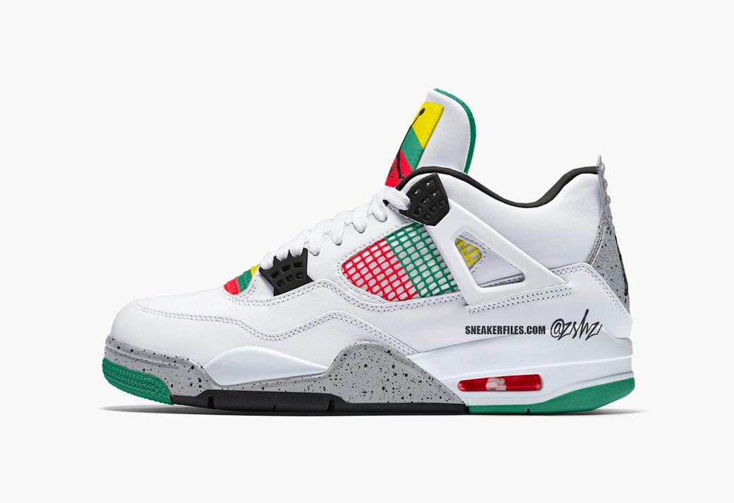 Air Jordan 4 WMNS “Do The Right Thing” 货号 AQ9129-100  AJ4 乔丹运动鞋 第1张