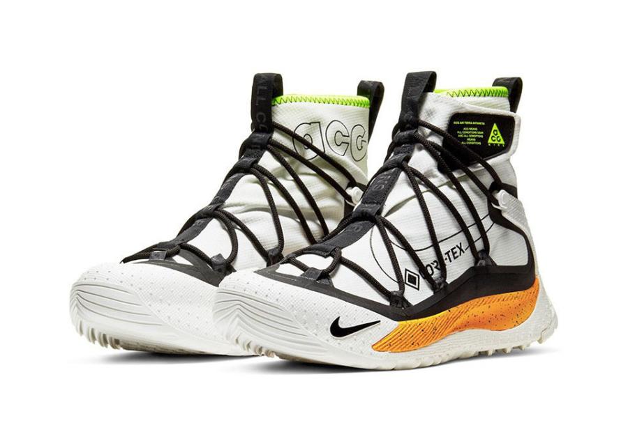 NIKE ACG AIR TERRA ANTARKTIK 黑白黄配色“WHITE”鞋款预览