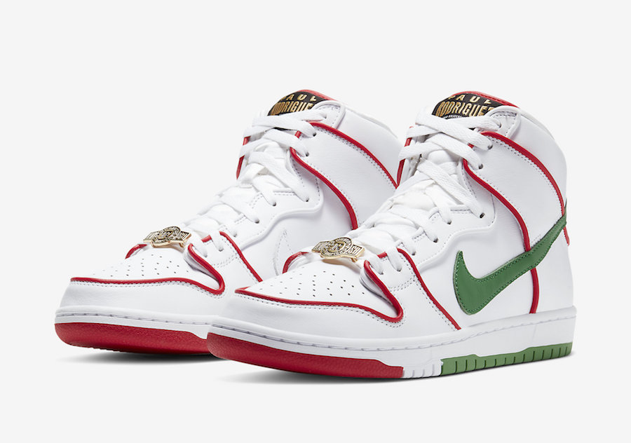 Paul Rodriguez x Nike SB Dunk High 货号 CT6680-100  S 联名运动鞋 第3张