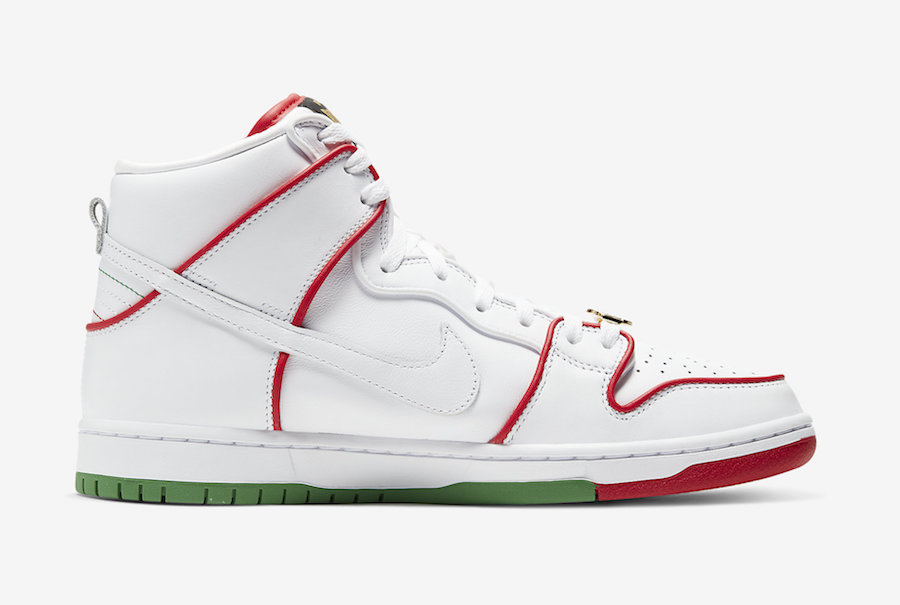 Paul Rodriguez x Nike SB Dunk High 货号 CT6680-100  S 联名运动鞋 第6张