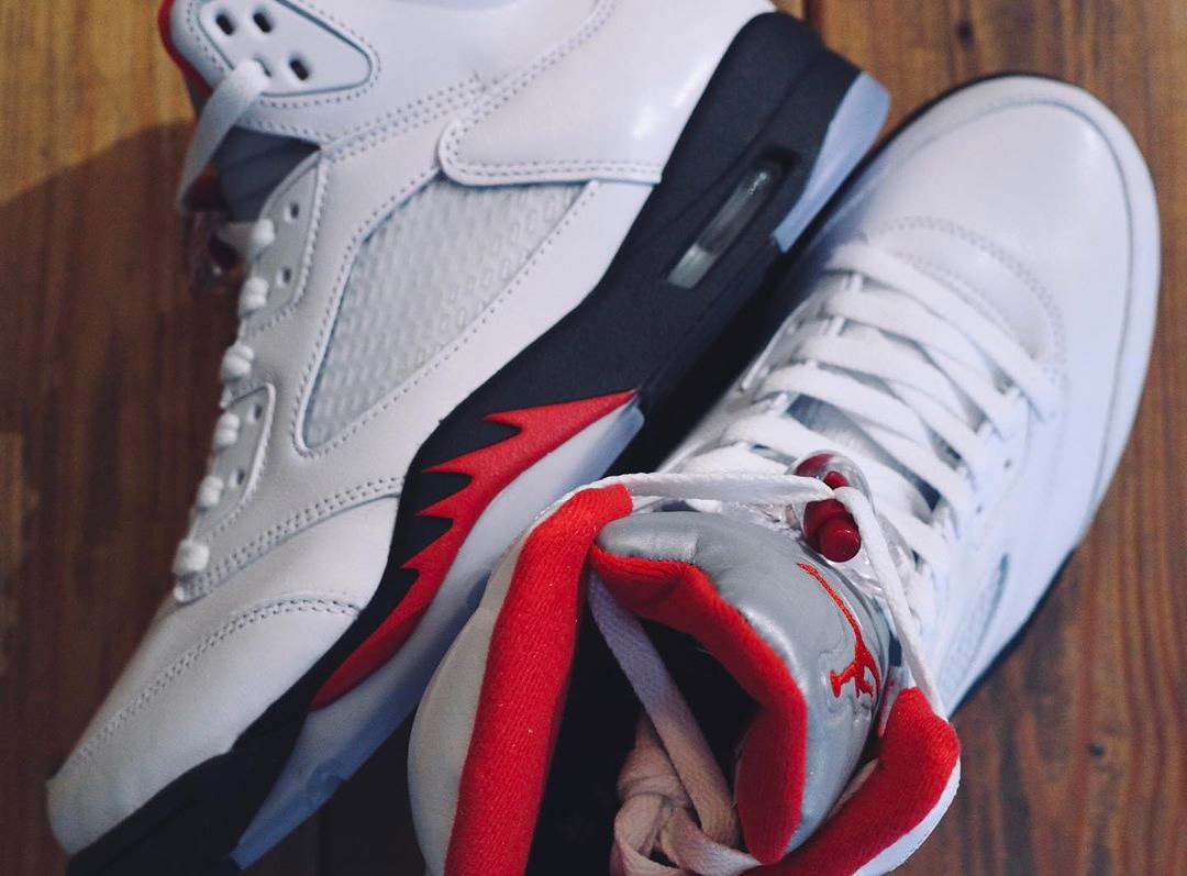 流川枫 Air Jordan 5 “Fire Red” 货号 DA1911-102  AJ5 第4张