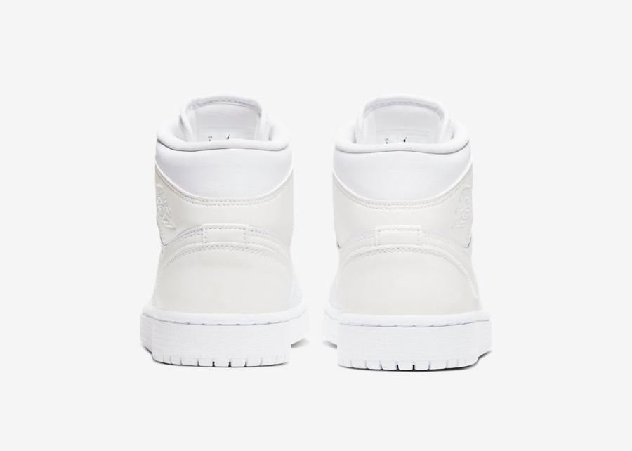 全新 AIR JORDAN 1 MID “TRIPLE WHITE” 全白配色即将上架发售  TRIPLE WHITE 全白配色 第5张