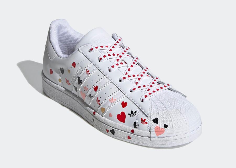 ADIDAS ORIGINALS SUPERSTAR “VALENTINE’S DAY” 情人节限定正式发布  VALENTINE’S DAY 情人节 限定 阿迪达斯运动鞋 第3张