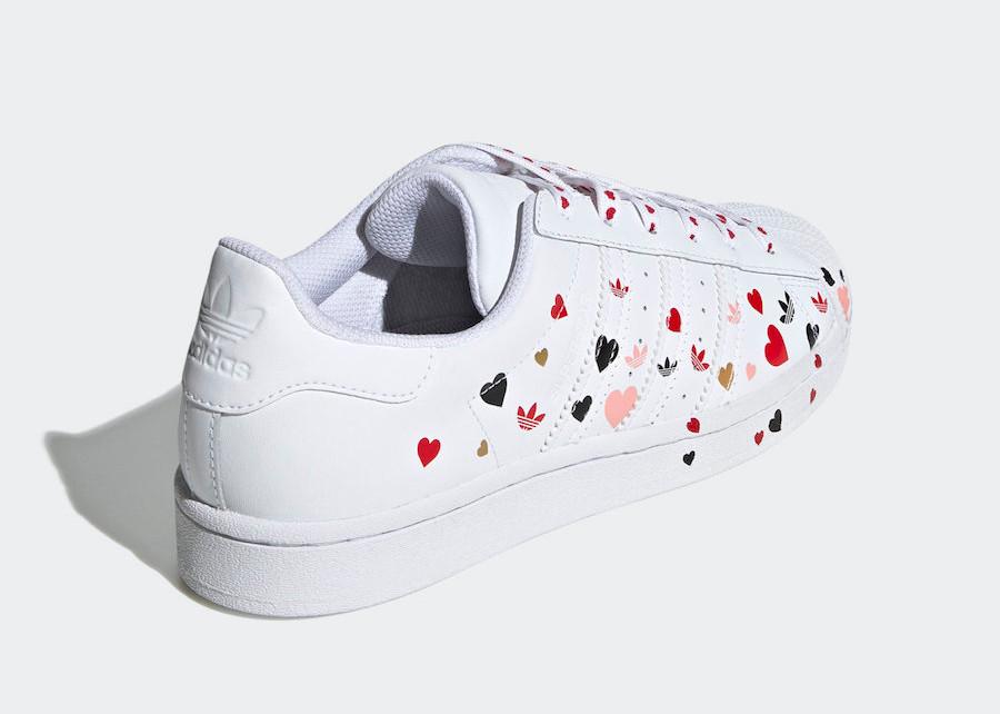 ADIDAS ORIGINALS SUPERSTAR “VALENTINE’S DAY” 情人节限定正式发布  VALENTINE’S DAY 情人节 限定 阿迪达斯运动鞋 第4张