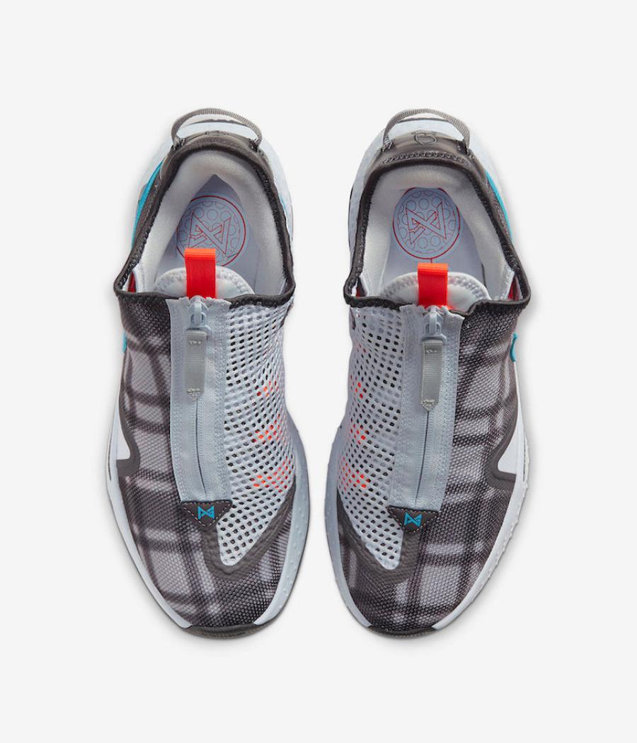 NIKE PG 4 “PLAID” 全明星周末配色设计，货号  CD5079-002 ﻿NIKE PLAID 全明星周末 配色设计 耐克运动鞋 第4张