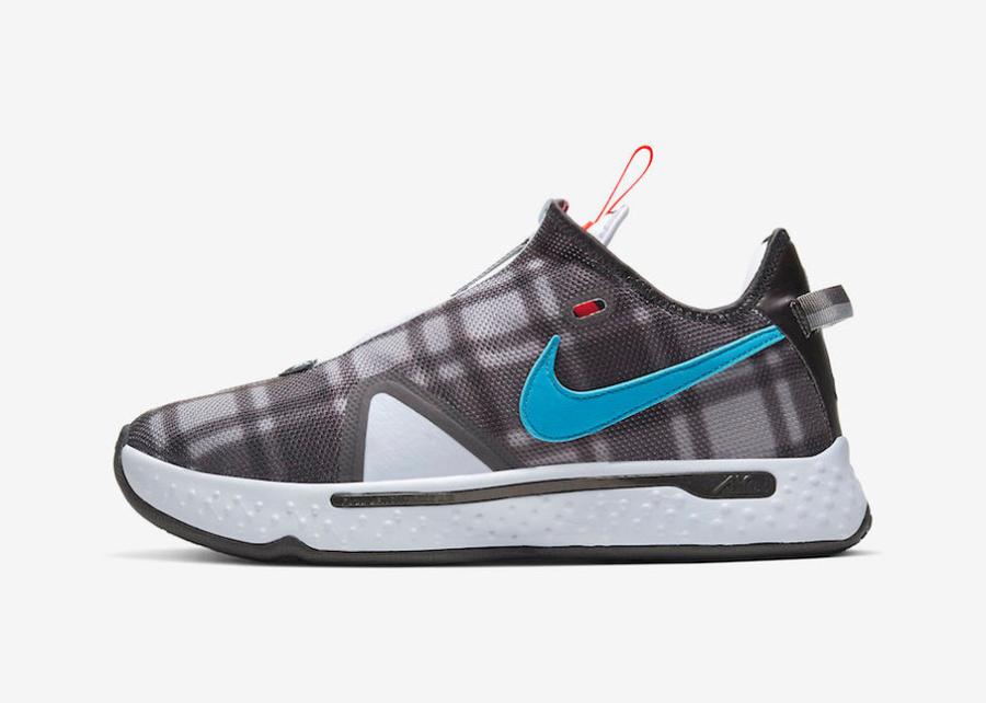 NIKE PG 4 “PLAID” 全明星周末配色设计，货号  CD5079-002 ﻿NIKE PLAID 全明星周末 配色设计 耐克运动鞋 第2张