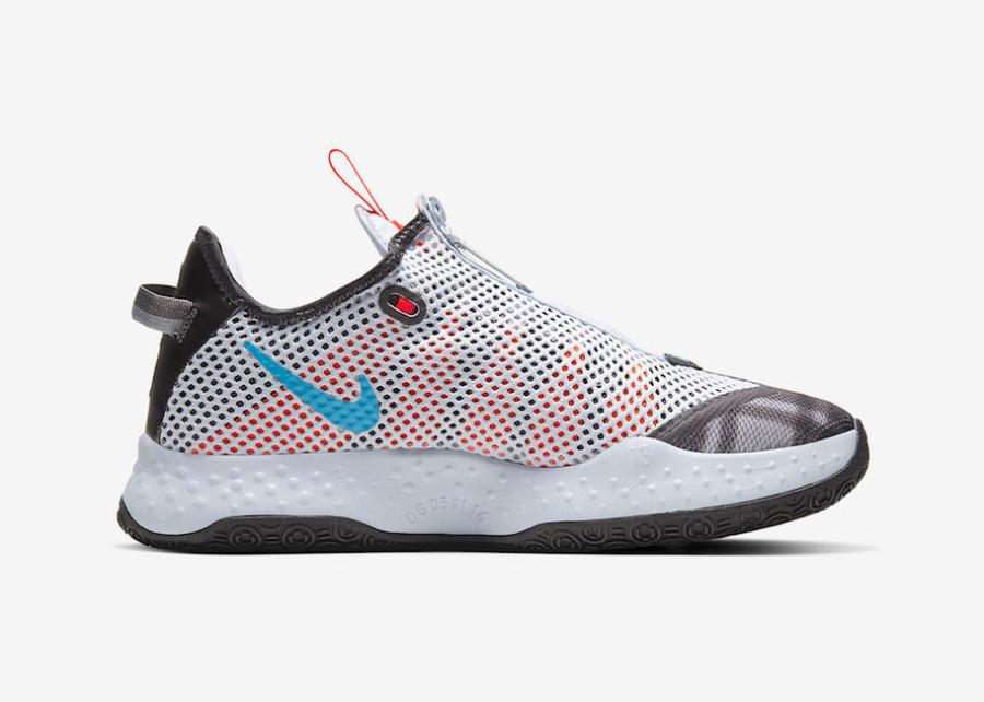 NIKE PG 4 “PLAID” 全明星周末配色设计，货号  CD5079-002 ﻿NIKE PLAID 全明星周末 配色设计 耐克运动鞋 第3张