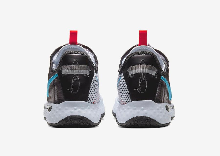 NIKE PG 4 “PLAID” 全明星周末配色设计，货号  CD5079-002 ﻿NIKE PLAID 全明星周末 配色设计 耐克运动鞋 第5张