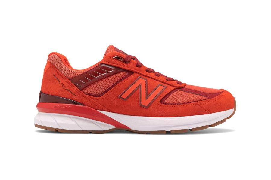 NEW BALANCE 990V5「MOLTEN LAVA」配色设计