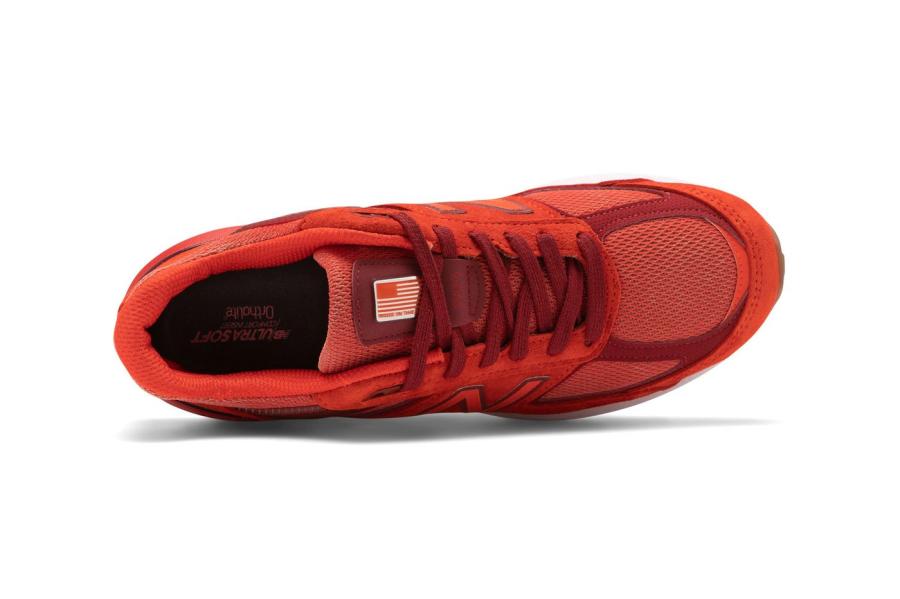 NEW BALANCE 990V5「MOLTEN LAVA」配色设计  990V5 MOLTEN LAVA 配色设计 纽巴伦运动鞋 第3张