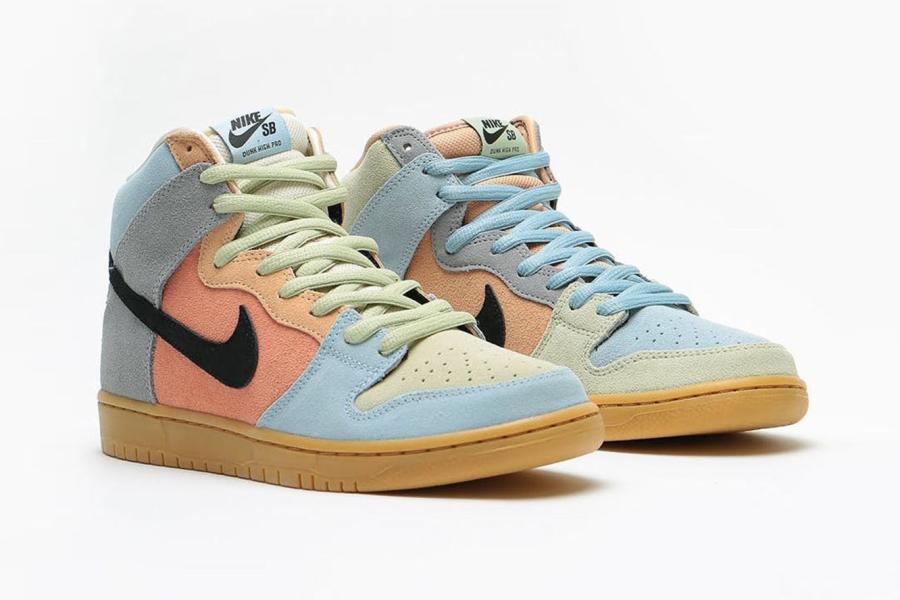 NIKE SB DUNK HIGH PRO 「EASTER SPECTRUM」 全新鸳鸯配色  EASTER SPECTRUM 鸳鸯配色 第1张