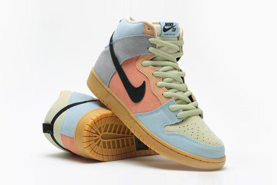 NIKE SB DUNK HIGH PRO 「EASTER SPECTRUM」 全新鸳鸯配色  EASTER SPECTRUM 鸳鸯配色 第3张