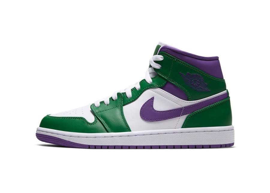 AIR JORDAN 1 MID 最新配色「INCREDIBLE HULK」正式上架  配色 INCREDIBLE HULK 第2张