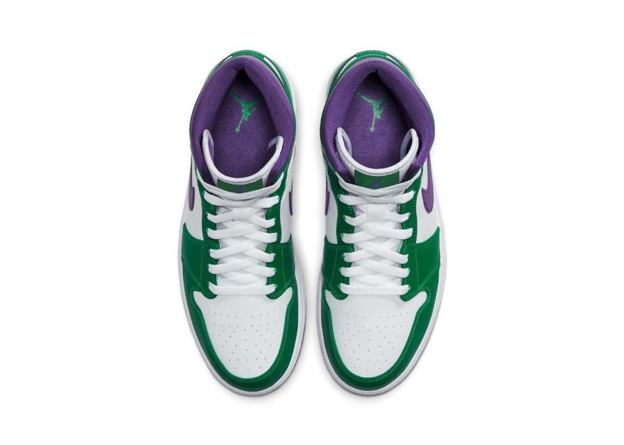 AIR JORDAN 1 MID 最新配色「INCREDIBLE HULK」正式上架  配色 INCREDIBLE HULK 第4张